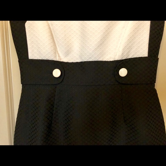 TAHARI black and white business casual dress - Picture 3 of 4